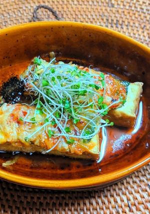厚揚げの味噌チーズオーブン焼き-レシピのメイン写真