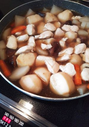 筑前煮!作り置き!!冷凍根菜で時短に!!-レシピのメイン写真