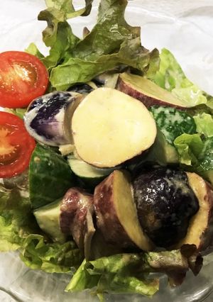 ナスとさつまいものサラダIN焼肉のたれ-レシピのメイン写真