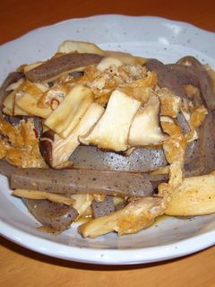 エリンギとこんにゃくの中華風ピリ辛炒め-レシピのメイン写真