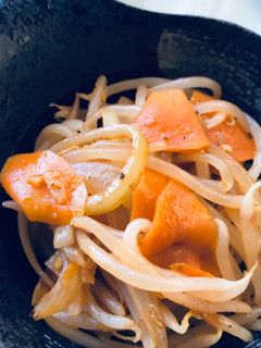 もやしと人参の節約カレー風味炒め-レシピのメイン写真