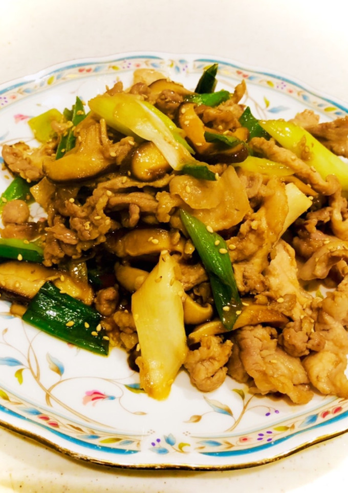 豚肉と椎茸のオイスターソース炒め-レシピのメイン写真
