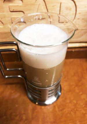 簡単･ティーポットでカプチーノを-レシピのメイン写真