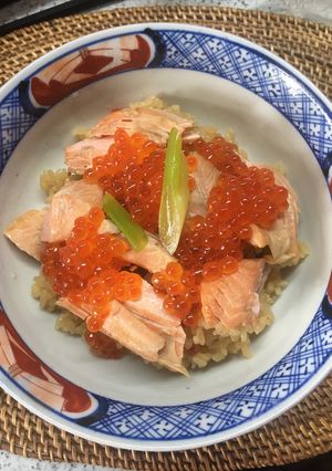 サーモンといくらのはらこ飯-レシピのメイン写真