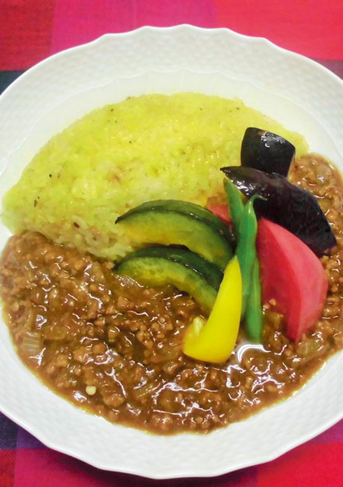 キーマカレー・焼き野菜添え-レシピのメイン写真