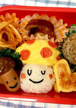 秋のキノコキャラ弁 覚書No.2-レシピのメイン写真