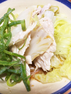 白菜と薄切り肉の重ね蒸し-レシピのメイン写真