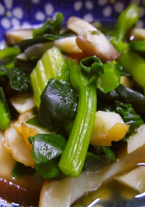 【病院】ちくわと青菜のうま煮【給食】-レシピのメイン写真