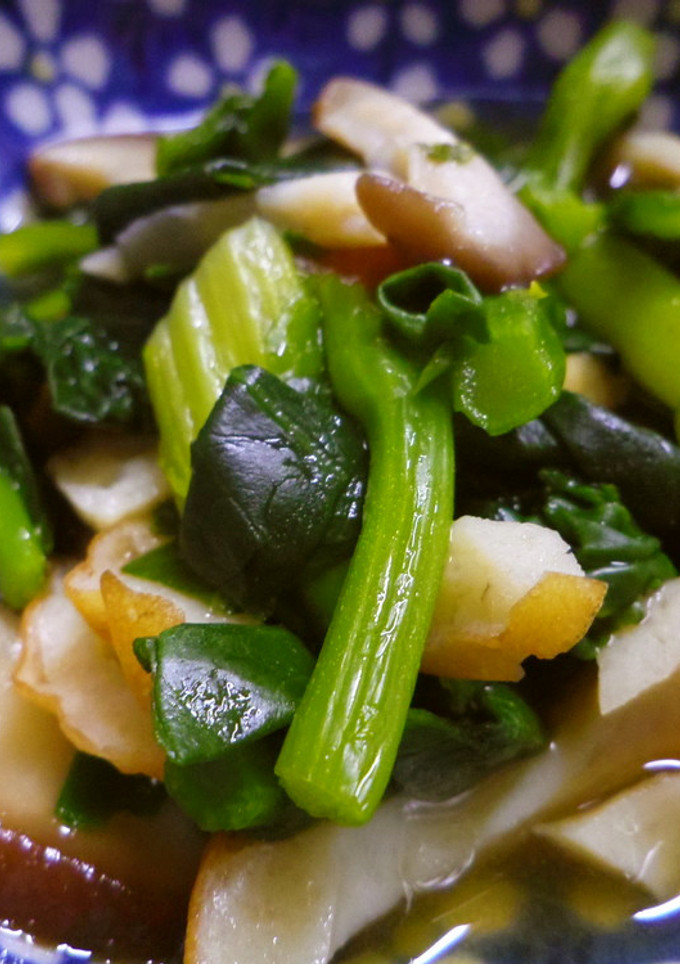 【病院】ちくわと青菜のうま煮【給食】-レシピのメイン写真