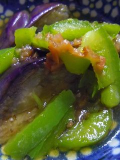 【病院】ピーマンとなすの梅びたし【給食】-レシピのメイン写真