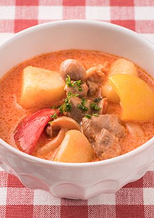 鶏肉のクリーミートマト煮込み-レシピのメイン写真
