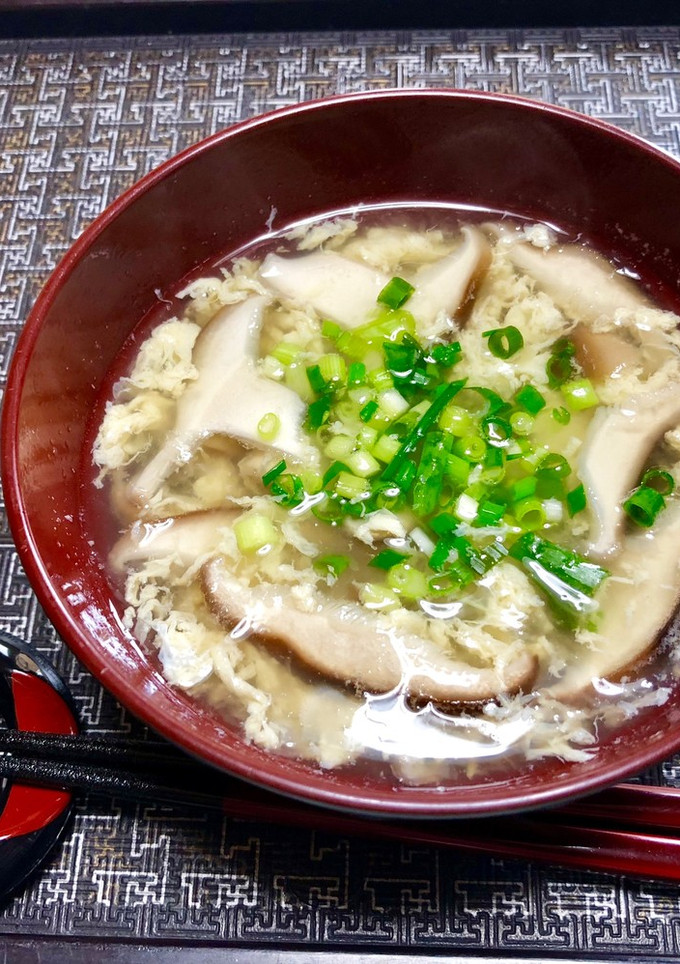 椎茸入と卵の みぞれ和風スープ●簡単-レシピのメイン写真