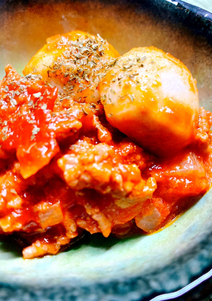 里芋と挽肉のトマト煮-レシピのメイン写真