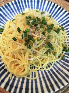 しらすとねぎのペペロンチーノ-レシピのメイン写真