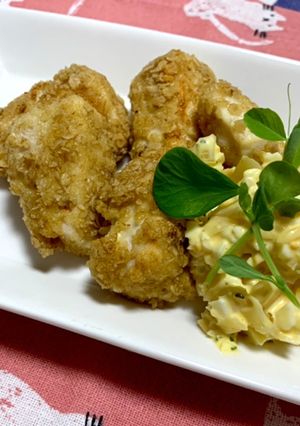 こどもと食べる!かじきフライ-レシピのメイン写真