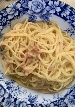 超簡単！ソースが絡みつく濃厚カルボナーラ-レシピのメイン写真