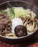 玉子とからめて|すき焼き風うどん