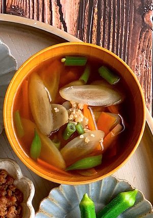 切り干し大根戻し汁活用*根菜醤油麹スープ-レシピのメイン写真