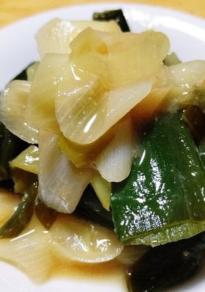 レンジで4分☆葱のぬた☆-レシピのメイン写真