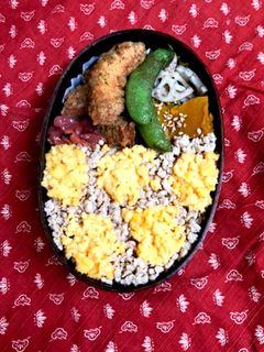 そぼろ弁当-レシピのメイン写真