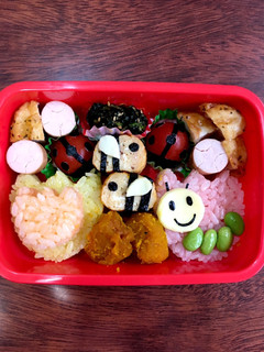 遠足♪植物園へ!お花と虫さん弁当☆-レシピのメイン写真