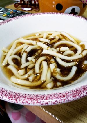 もずく酢うどん-レシピのメイン写真