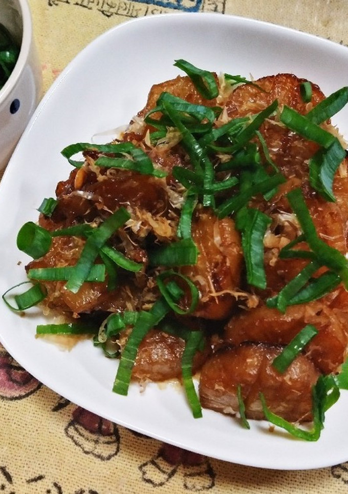 簡単焼き大根・冬瓜おかかまぶし-レシピのメイン写真