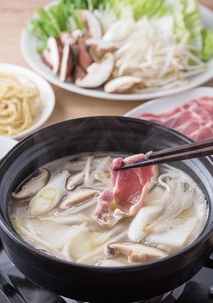 ラム肉の糀甘酒しゃぶしゃぶ鍋-レシピのメイン写真
