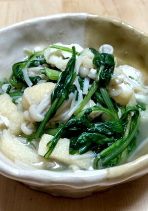 春菊のさっと煮-レシピのメイン写真