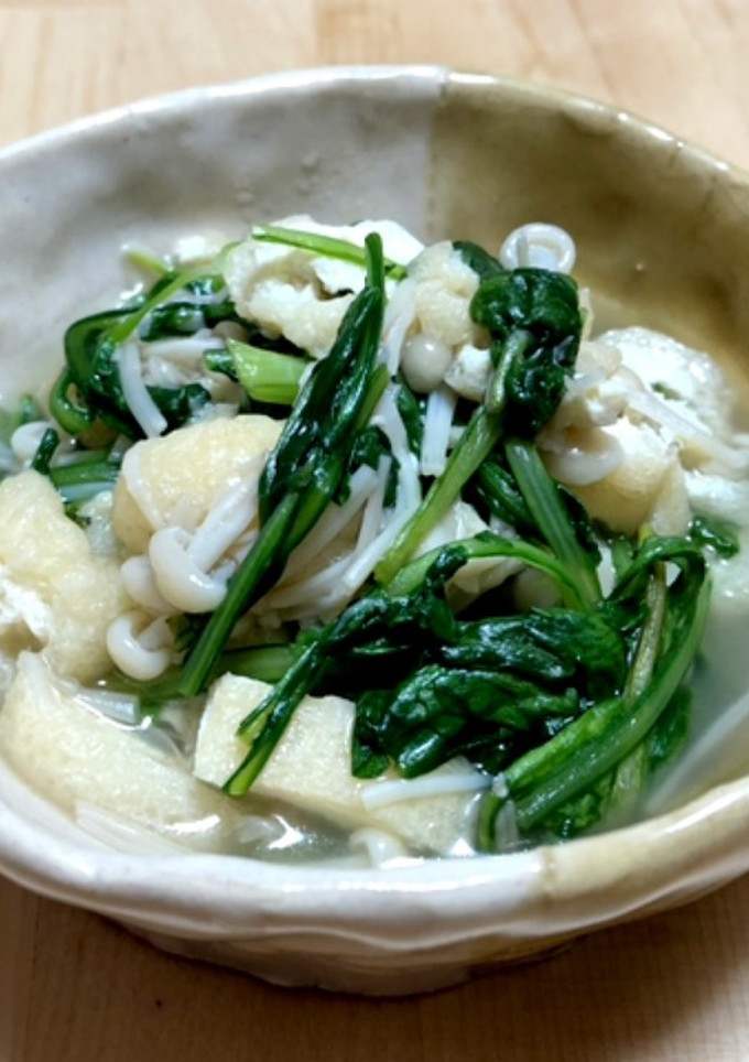 春菊のさっと煮-レシピのメイン写真