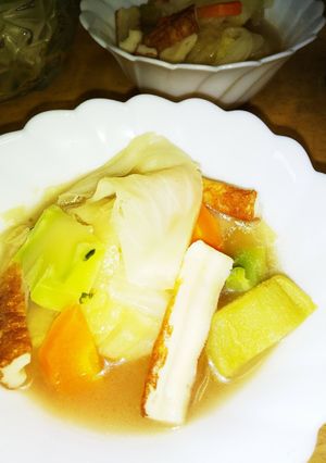 ♥皆が喜ぶキャベツとハヤトウリのスープ煮-レシピのメイン写真