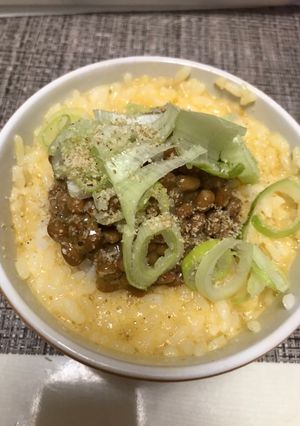 たまご納豆ごはん-レシピのメイン写真