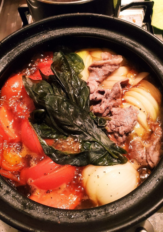 簡単すぎてゴメンなさい♡トマトすき焼き！-レシピのメイン写真