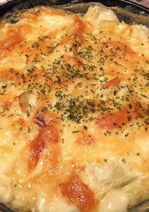 簡単、スキレットでえびグラタン-レシピのメイン写真