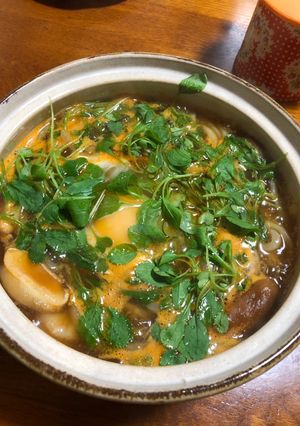 鍋焼き韓国うどん-レシピのメイン写真