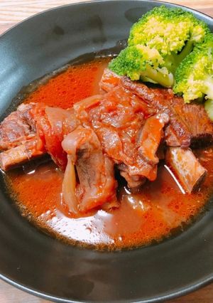 クックフォーミーでスペアリブの赤ワイン煮-レシピのメイン写真