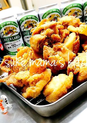 大人の給食❤柚子胡椒！鶏肉の唐揚げ｡ஐஃ-レシピのメイン写真