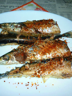 ようやく~新物汐秋刀魚の塩焼き-レシピのメイン写真