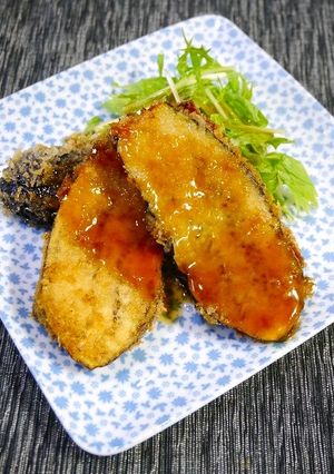 簡単！茄子のベーコンはさみ揚げ-レシピのメイン写真