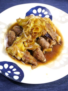 簡単!茄子の肉巻き☆すき焼き-レシピのメイン写真