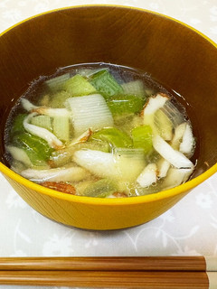 簡単♪ちくわとねぎの和風中華スープ-レシピのメイン写真