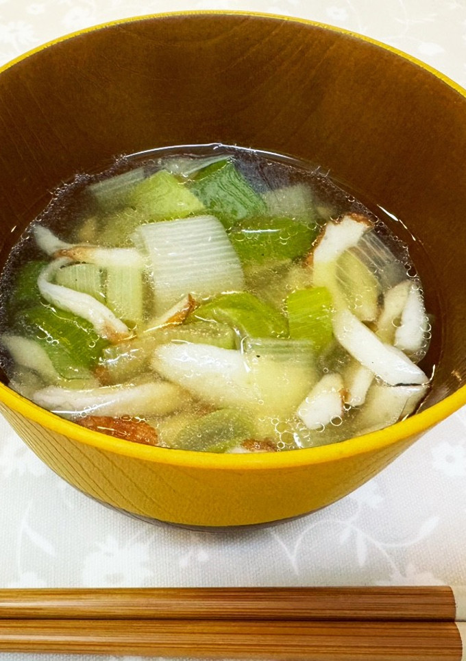 簡単♪ちくわとねぎの和風中華スープ-レシピのメイン写真