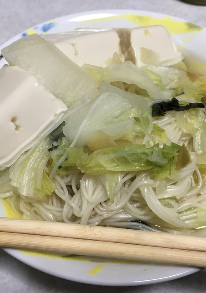 何も考えたくない時用のにゅうめん-レシピのメイン写真