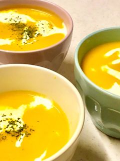 かぼちゃの煮物をリメイク!ポタージュ-レシピのメイン写真