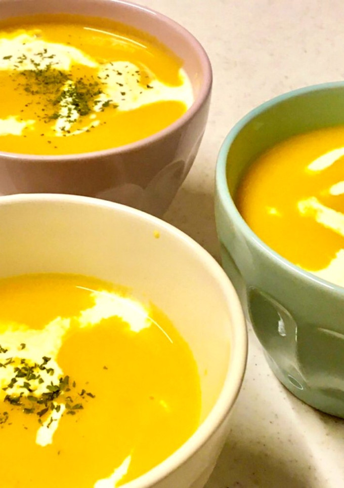 かぼちゃの煮物をリメイク！ポタージュ-レシピのメイン写真