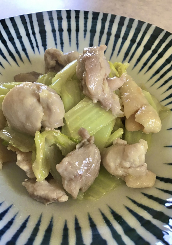 【白菜とろとろ♡】鶏肉と白菜の塩炒め-レシピのメイン写真