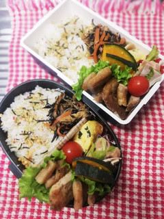 高校男子弁当&パパ弁当♡豚ロースポン酢-レシピのメイン写真