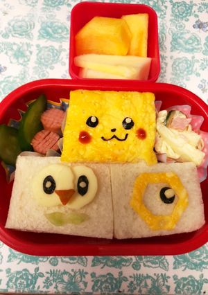 年少さんのポケモン弁当★遠足-レシピのメイン写真
