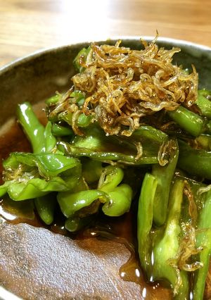 万願寺とうがらしとじゃこの炒め物-レシピのメイン写真