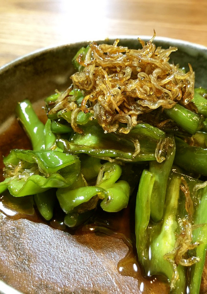 万願寺とうがらしとじゃこの炒め物-レシピのメイン写真